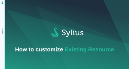 How To Customize Existing Resource