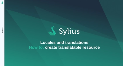 How to create translatable resource