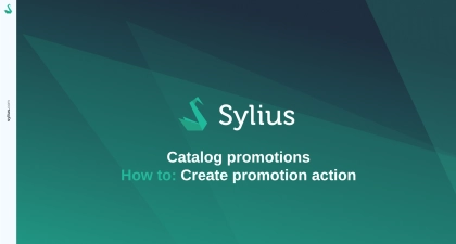 How to create catalog promotion action