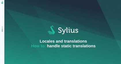 How to handle static translations